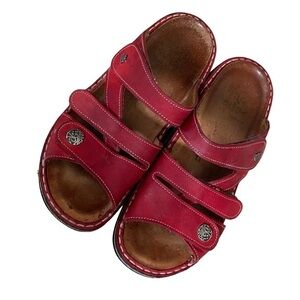 FINN COMFORT Agueda Orthopaedic Sandals Red 38